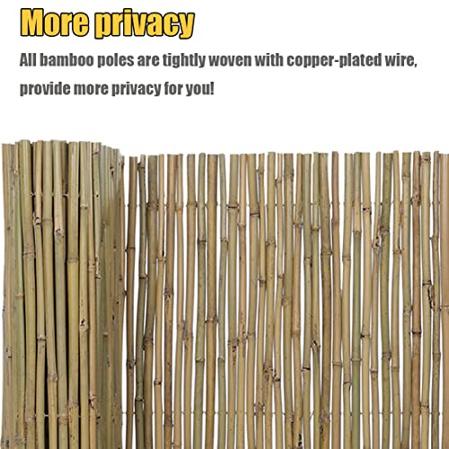 Bamboo Screen Fence Roll for Outdoor Garden Patio K7767