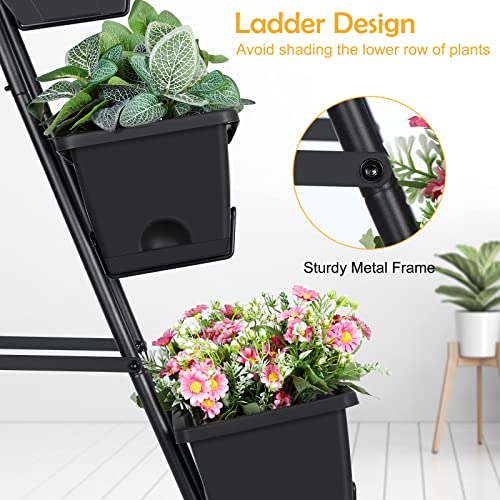 Raised Garden Bed 4 Tier Vertical Planter with Legs H80745