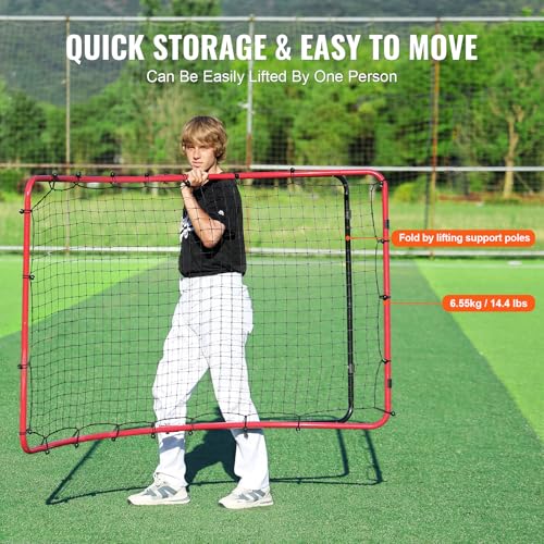 Baseball and Softball Rebounder Net with Pitching Target U4848