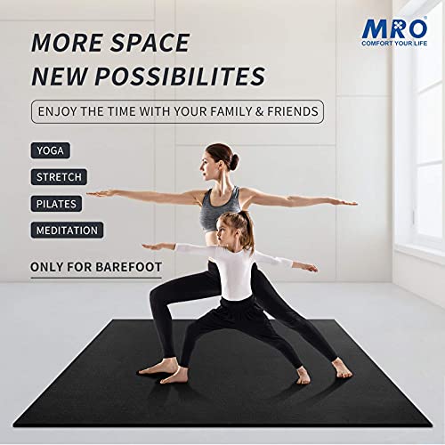 Extra Large Yoga Mat 12x6 ft, Non-Slip, Thick for Home Workout C117068