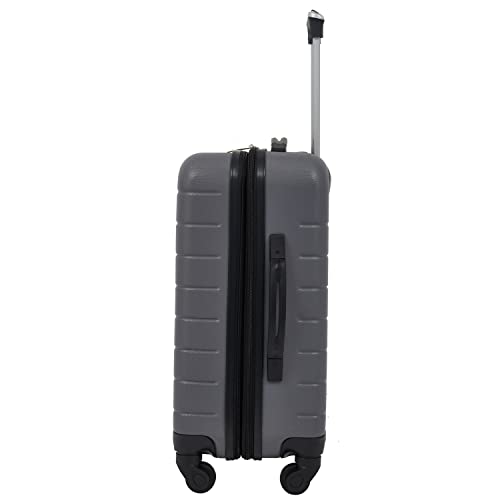 Smart Luggage Set with Cup Holder and USB Port, 20-Inch Carry-On D90568