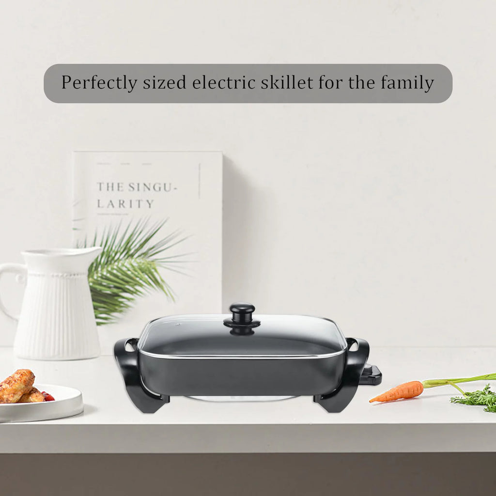 Nonstick Electric Skillet, 16 Inch, Serves 4-6 L930676