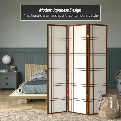 6 Panel Honey Room Divider D80902