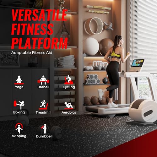 24 Pcs Interlocking Rubber Top Exercise Mats for Home Gym B471556