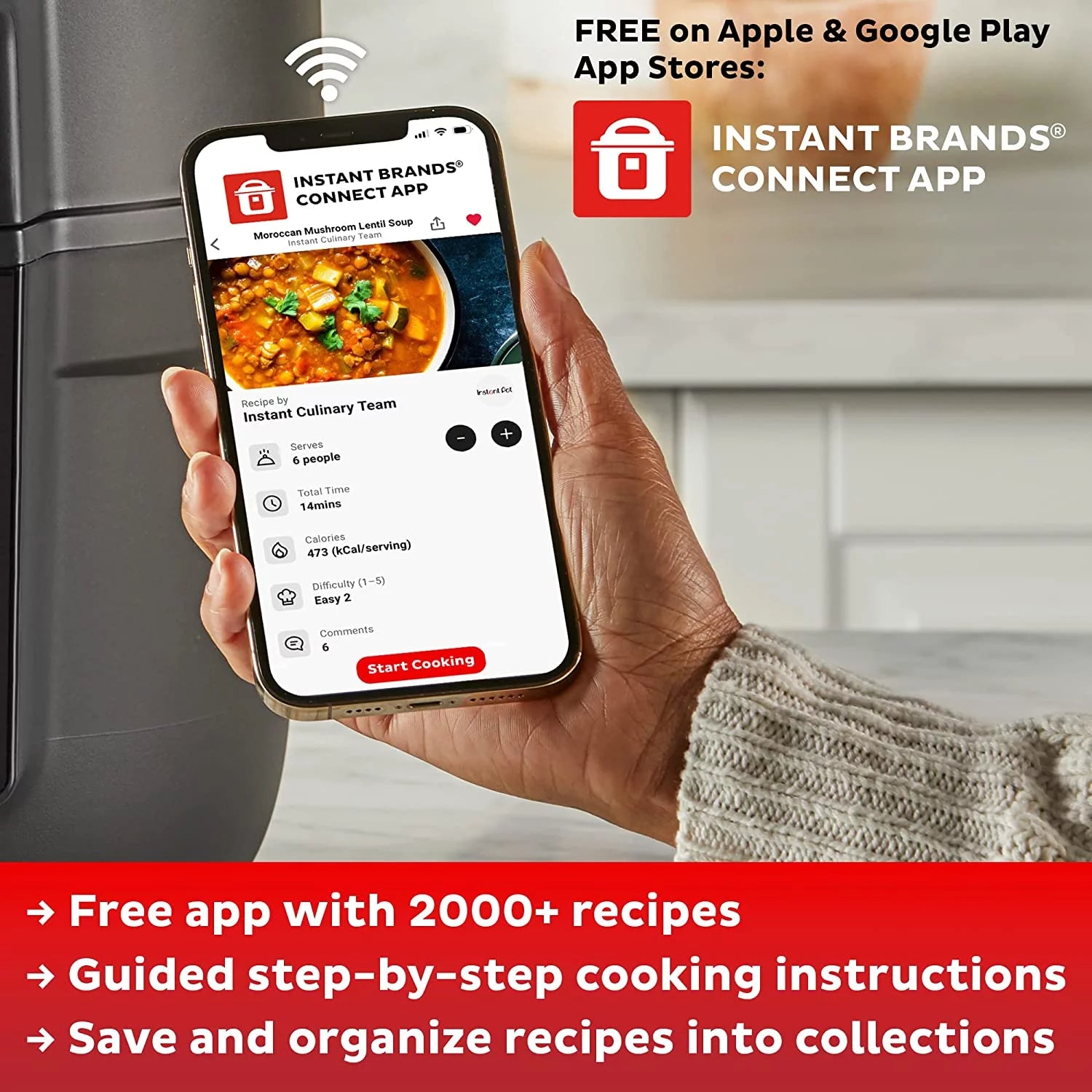 Air Fryer Oven 6 Quart 6-in-1 with Non-stick Dishwasher-Safe Basket C134
