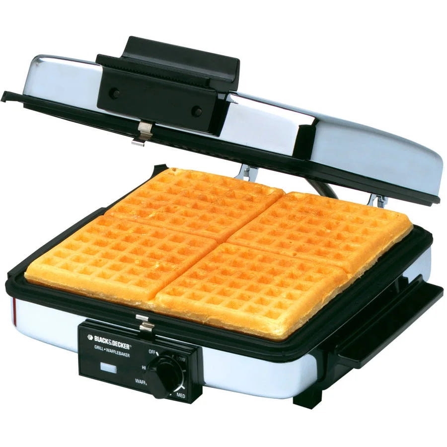 3-in-1 Waffle Maker & Indoor Grill, Griddle G4227