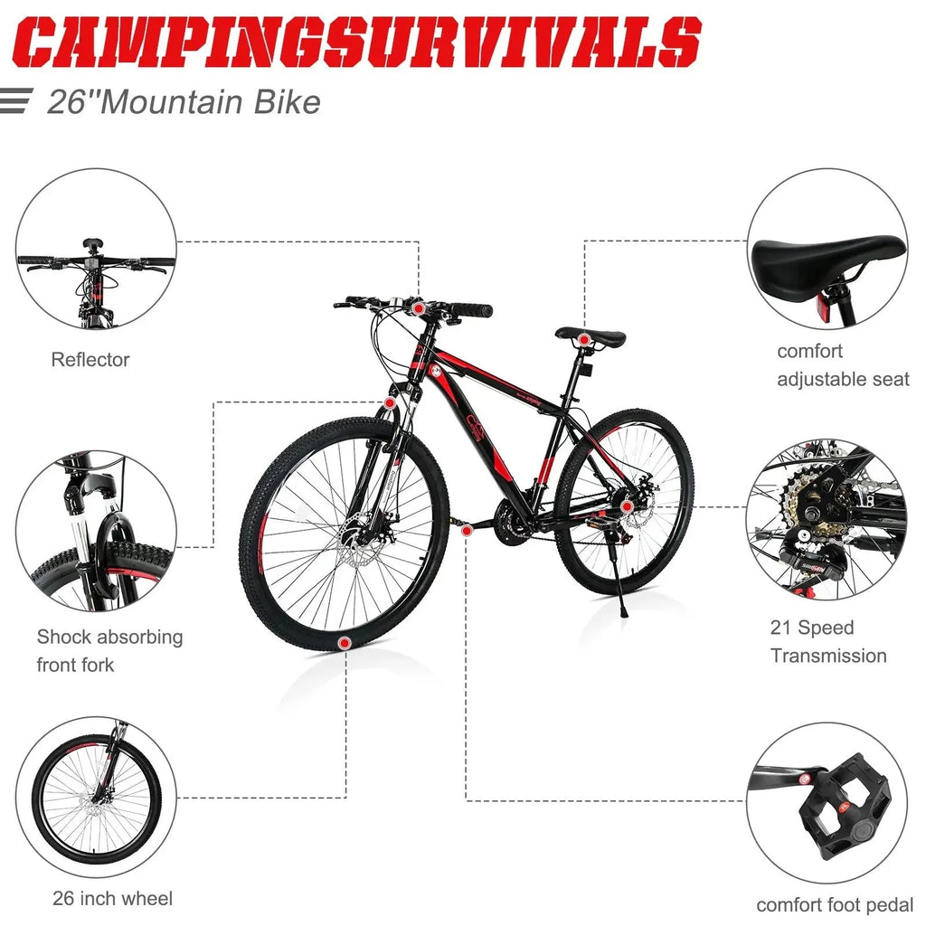 Mountain Bike 26 Inch 21 Speed Z58372