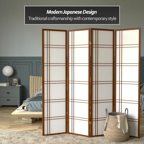 6 Panel Honey Room Divider D80902