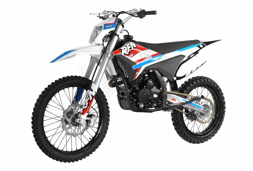 250cc Dirt Bike with Headlight and 5-Speed Manual Clutch A152