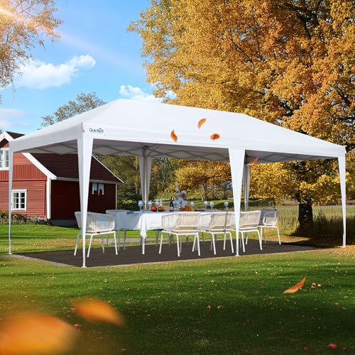 Pop up Canopy Tent 10x20ft Waterproof with Roller Bag B932