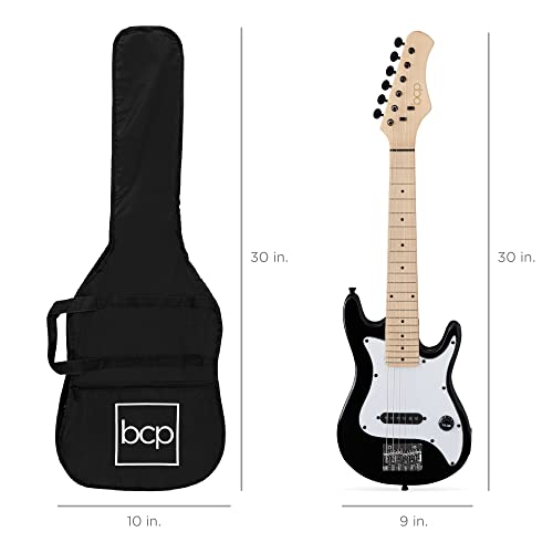 30in Kids Electric Guitar Beginner Starter Kit with Amplifier, Strap, Gig Bag, Picks J4176