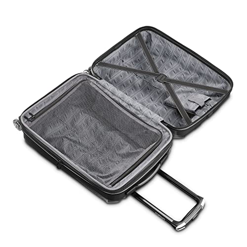 Hardside Expandable Carry-On Luggage with Spinner Wheels, Black, 20-Inch O253