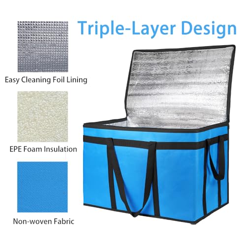 Insulated Food Delivery Bag Hot Cold Meal Carrier F1699
