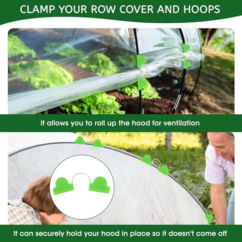 Greenhouse Hoops for Raised Beds 4.3FT Garden Hoops for Row Cover B276