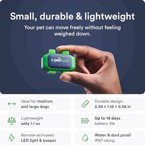 Dog GPS Tracker with Geo-Fence and Real-Time Location Alerts Q91407
