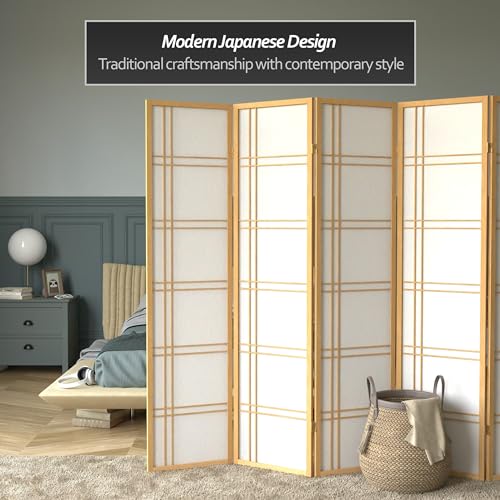6 Panel Honey Room Divider D80902