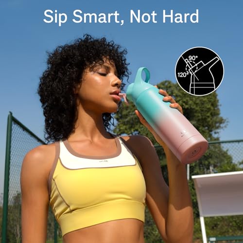 Insulated Water Bottle with Straw, 24 oz, Leakproof, BPA-Free B201134
