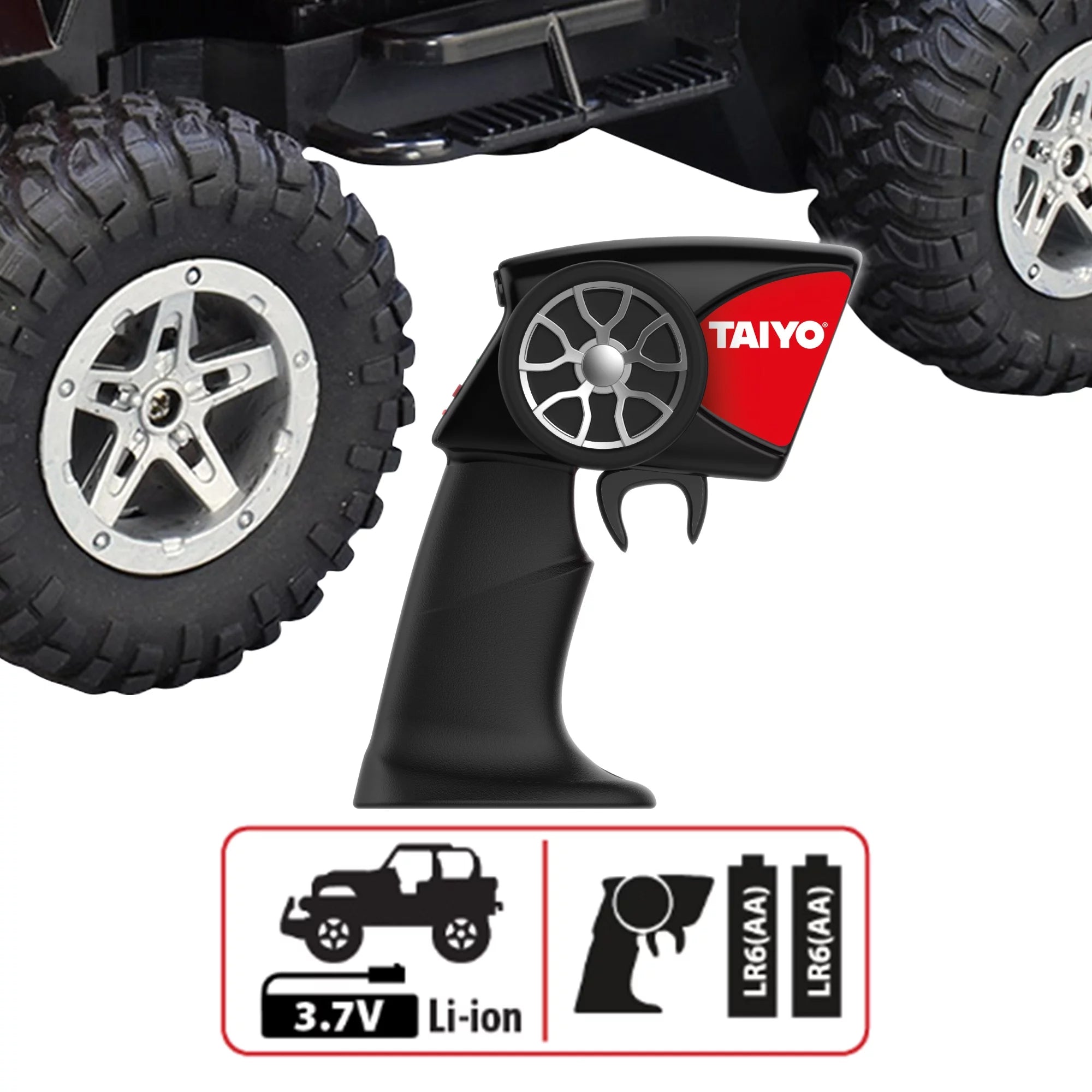RC Truck Jeep Rubicon 1:16 Scale Remote Control Car with Rechargeable Battery V35788