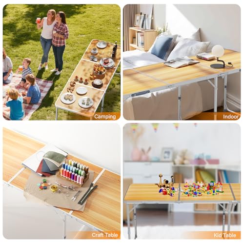 3ft Aluminum Folding Camping Table with Carrying Handle O3096