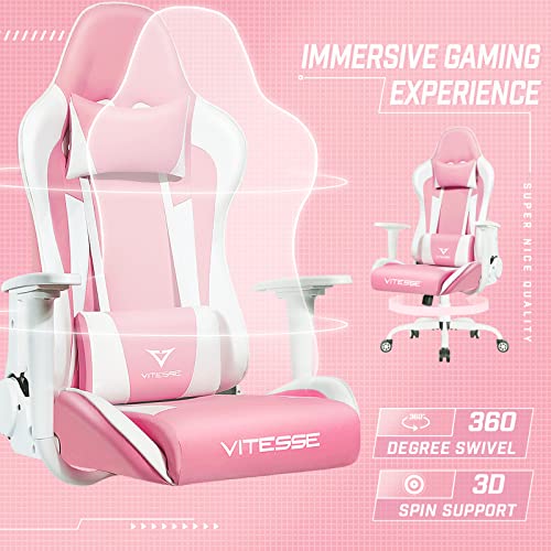 Gaming Chair High Back Ergonomic Racing Desk with Lumbar Support and Headrest C983