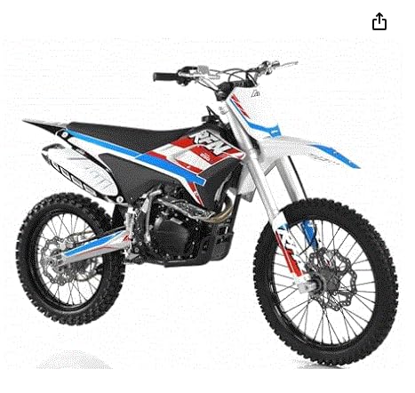 250cc Dirt Bike Racing Motorcycle, 5 Speed, Blue G556