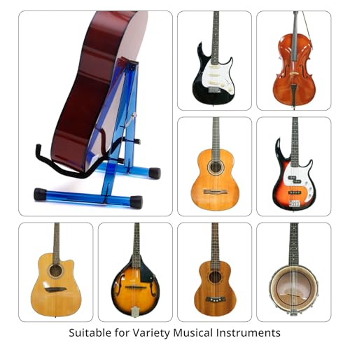 Wood Guitar Stand Foldable for Acoustic Electric Bass V5101