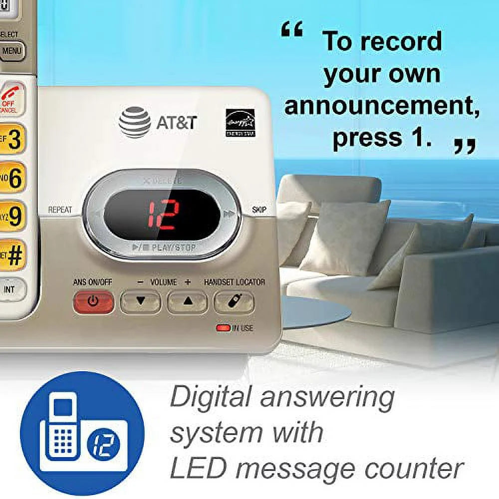 Cordless Phone with Answering System & Backlit Keys N5442