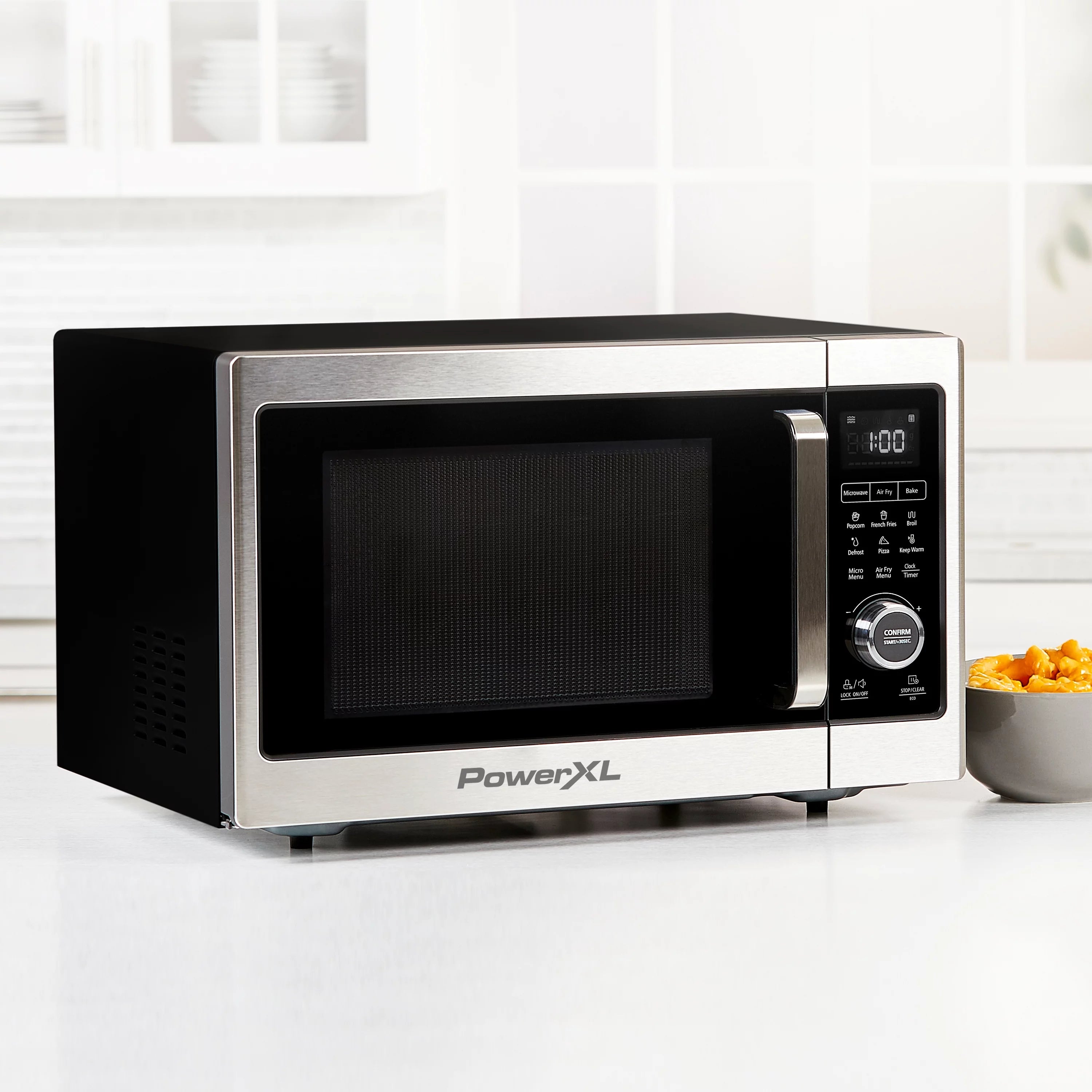 Microwave Air Fryer, Stainless Steel / Black, 1 cu. ft. L995363