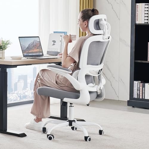 Ergonomic Mesh Office Chair with Wheels, High Back, 330 LBS Capacity A84765