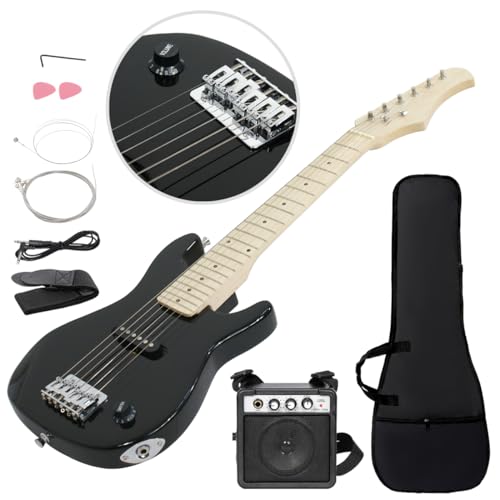 Electric Guitar Starter Kit for Kids with 5W Amplifier, Black F2968