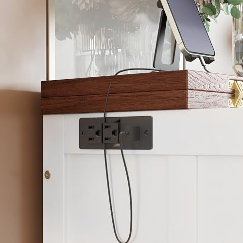 Queen Size Murphy Bed with Charging Station and Storage Drawers L553990