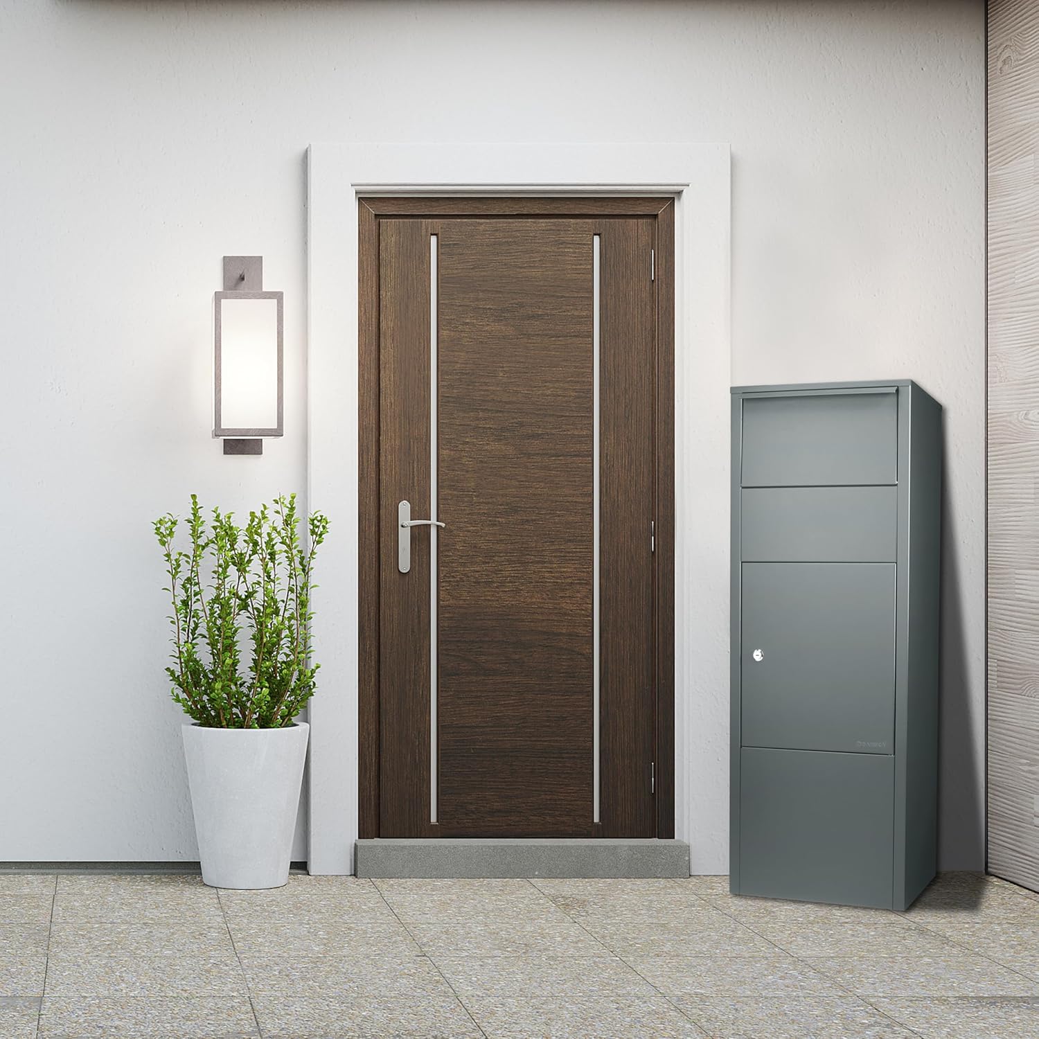 Large Steel Parcel Drop Box with Lock S7648