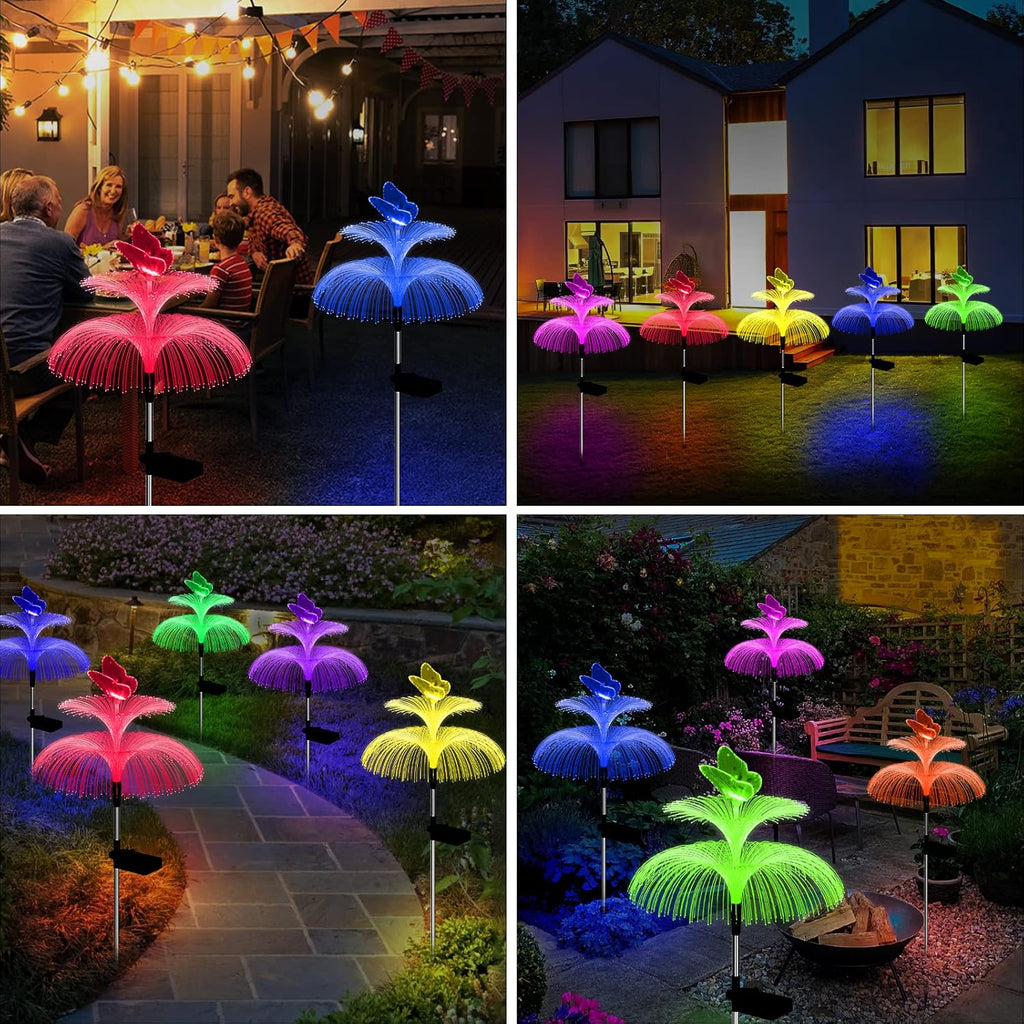 Solar Garden Lights Waterproof Outdoor Decorative, 3 Pack U571