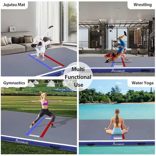 Inflatable Wrestling Mat 10FT/5FT, Portable Training Mat for Home H18741