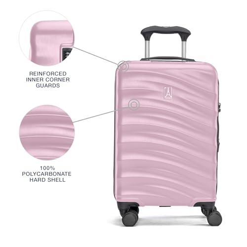 Hardside Expandable Carry-On Luggage with 8 Spinner Wheels and TSA Lock Q7052