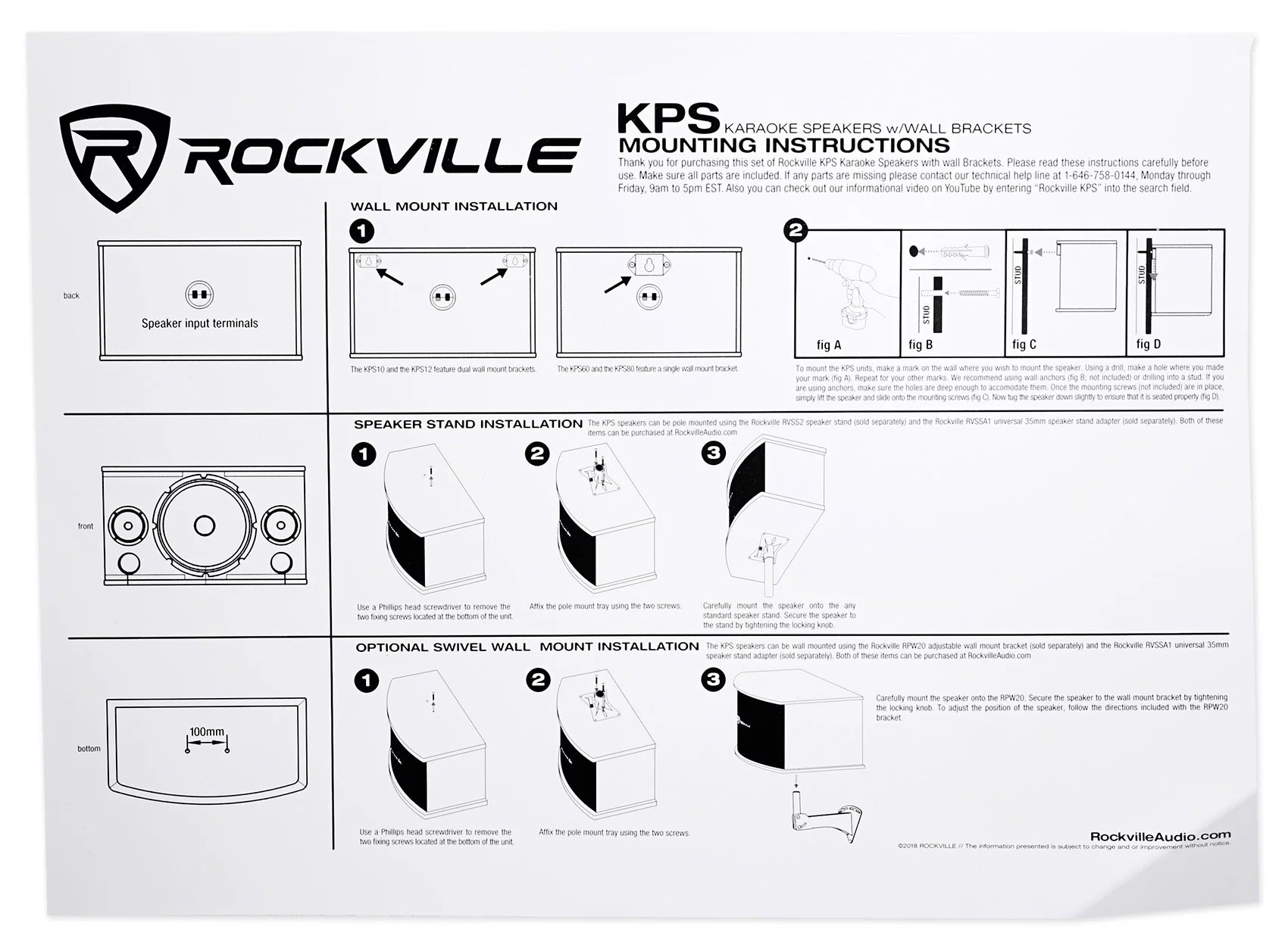 12" 3-Way 1600W Karaoke Speakers with Amplifier and Wireless Mics Z434