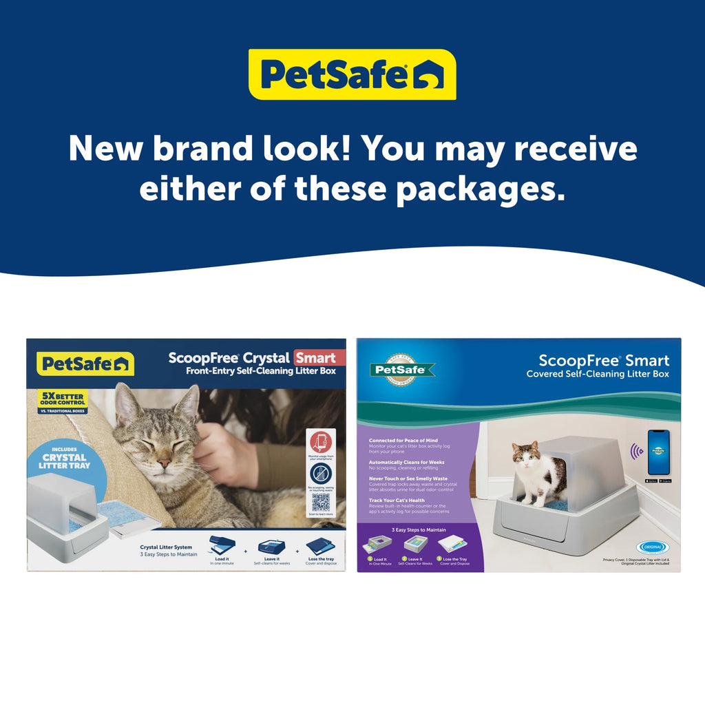 Self-Cleaning Cat Litter Box with Phone App, Gray Q761990