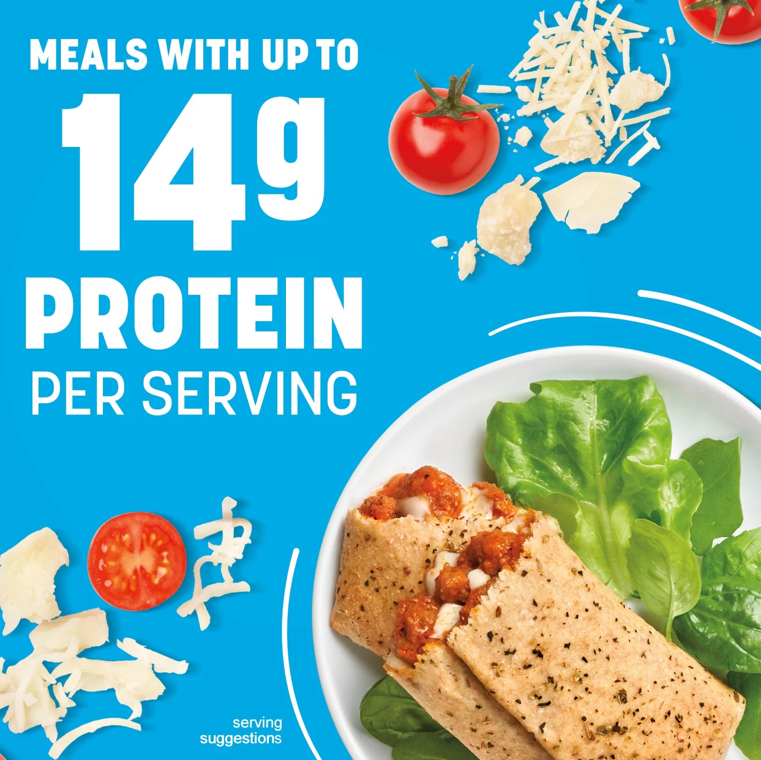 Meatball Parmesan Lunch Melt, Frozen Meal, 12 Count Y156644