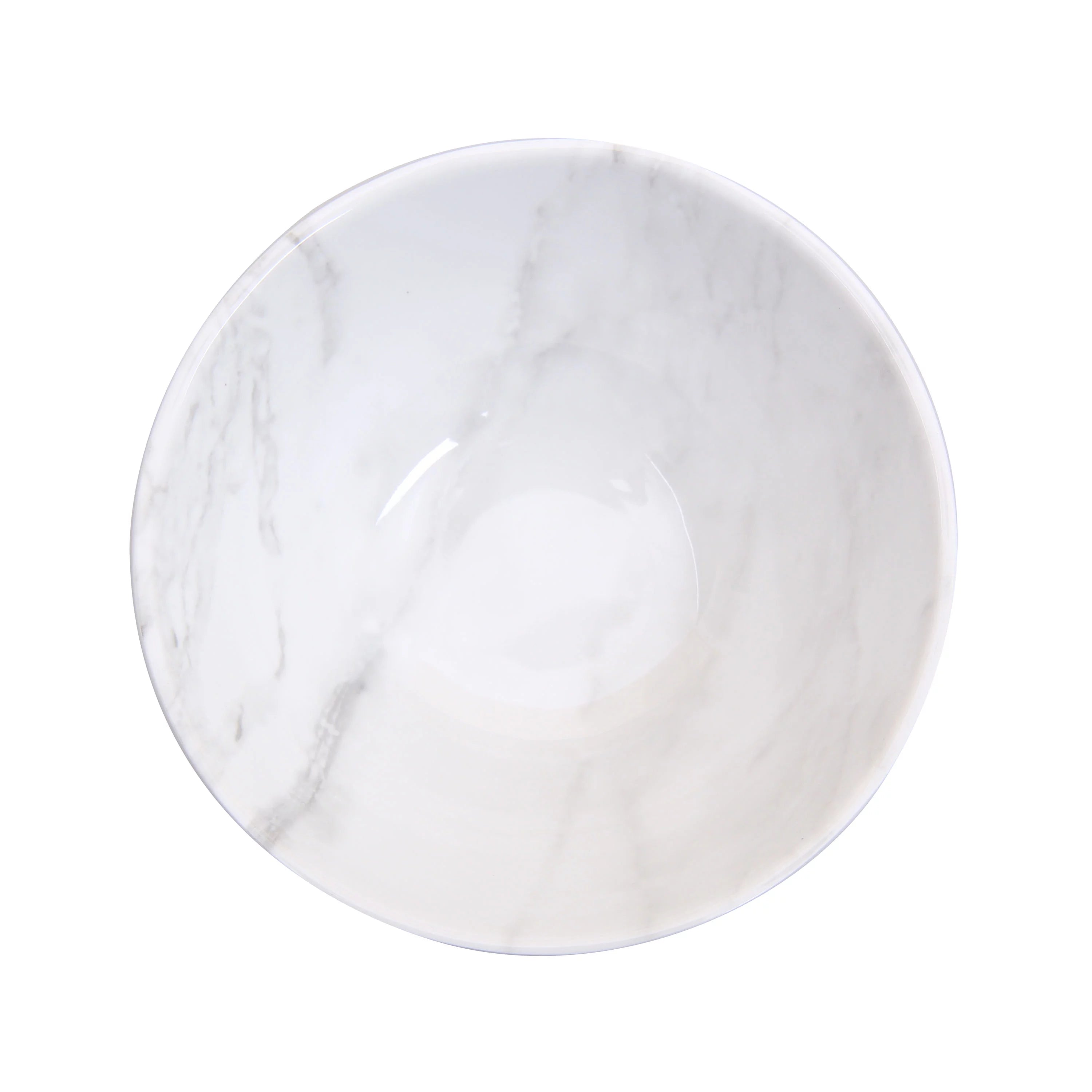 12-Piece Grey and White Marble Dinnerware Set L80042