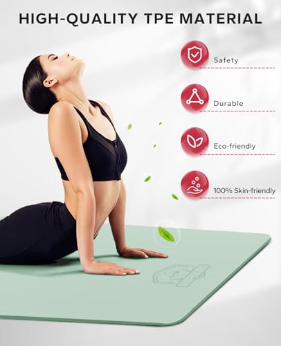 Extra Large Yoga Mat Non-Slip for Home Workouts B4152