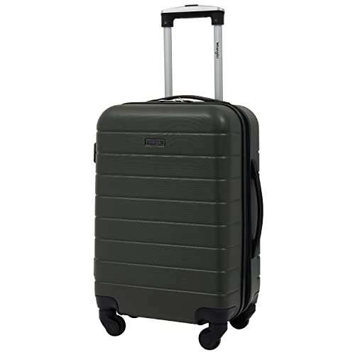 Smart Luggage Set with Cup Holder and USB Port, 20-Inch Carry-On D90568