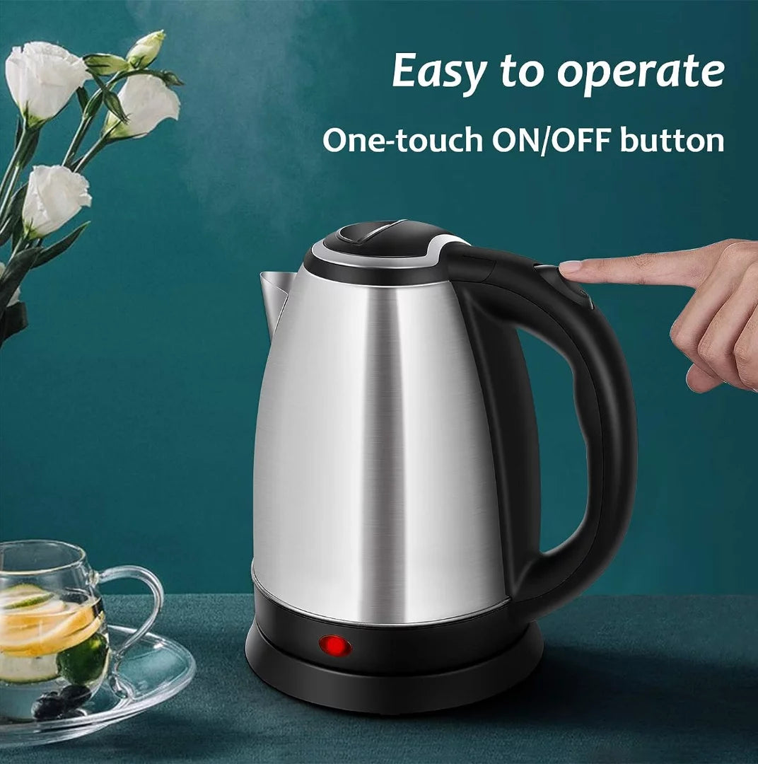 Electric Kettle 1.8L Stainless Steel, Auto Shut-Off K73458