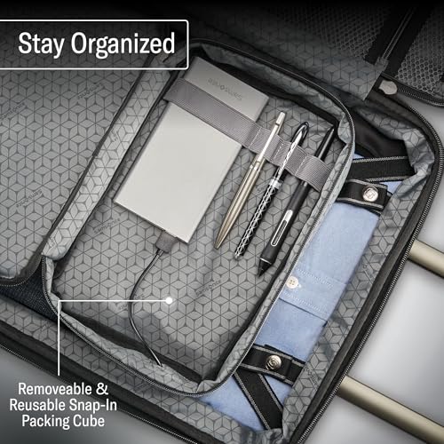 Carry-On Hardside Expandable 21-Inch Luggage with Spinner Wheels and TSA Lock C3671