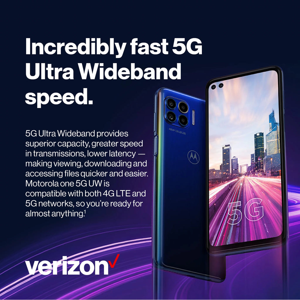 Motorola One Ace 5G 64GB Gray Prepaid Smartphone V373212