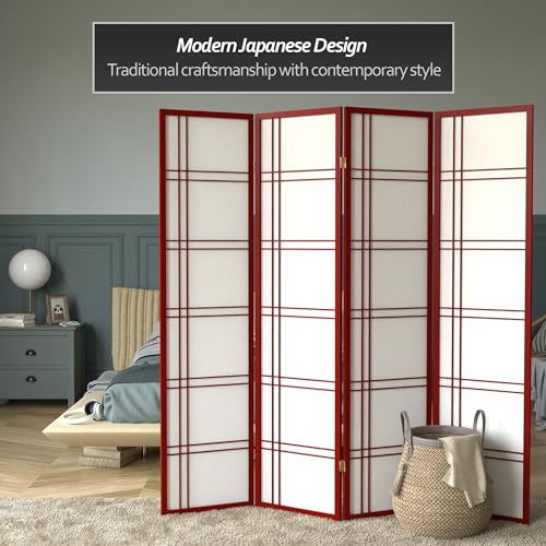 6 Panel Honey Room Divider D80902