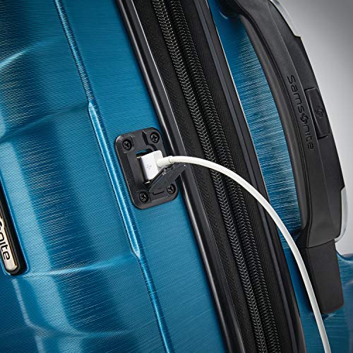 Hardside Expandable Carry-On Luggage with Spinner Wheels, Black, 20-Inch O253