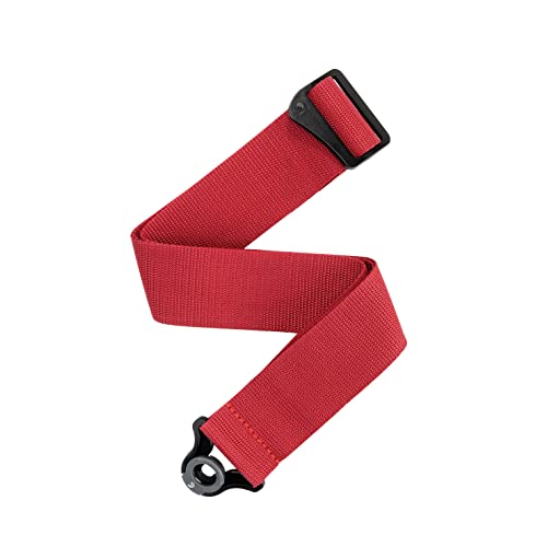 Auto Lock Guitar Strap - Leather - 2.5" Width - Brown G184143