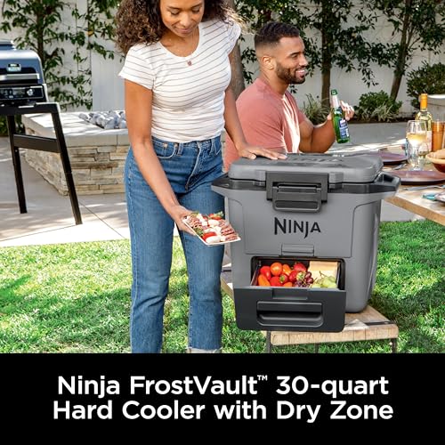 50qt Hard Cooler with Dry Storage Drawer, Slate Gray Z920