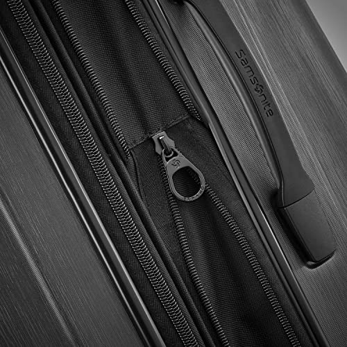 Hardside Expandable Carry-On Luggage with Spinner Wheels, Black, 20-Inch O253