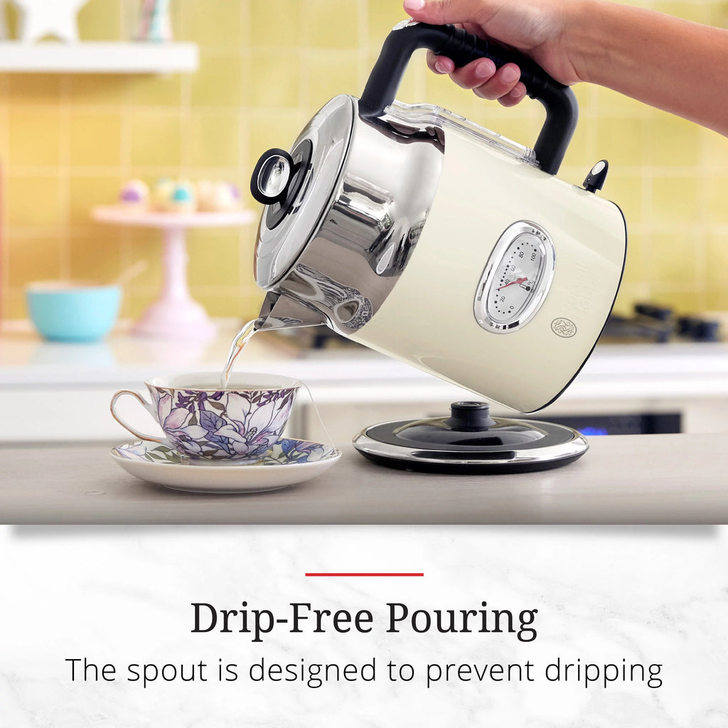 Retro 1.7L Electric Kettle, Cream N880
